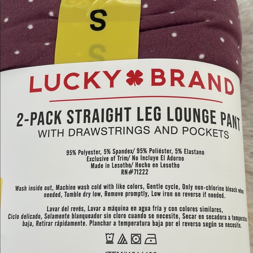 ♥️Lucky Brand♥️Lounge Pants 2-Pack Size (Small) - Picture 4 of 8